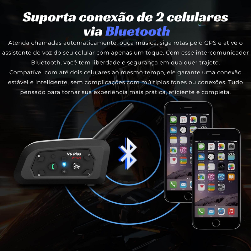 Intercomunicador V6 PLUS