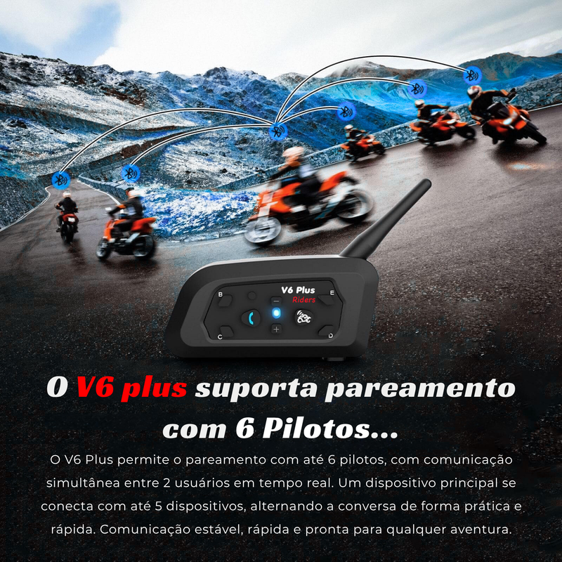Intercomunicador V6 PLUS